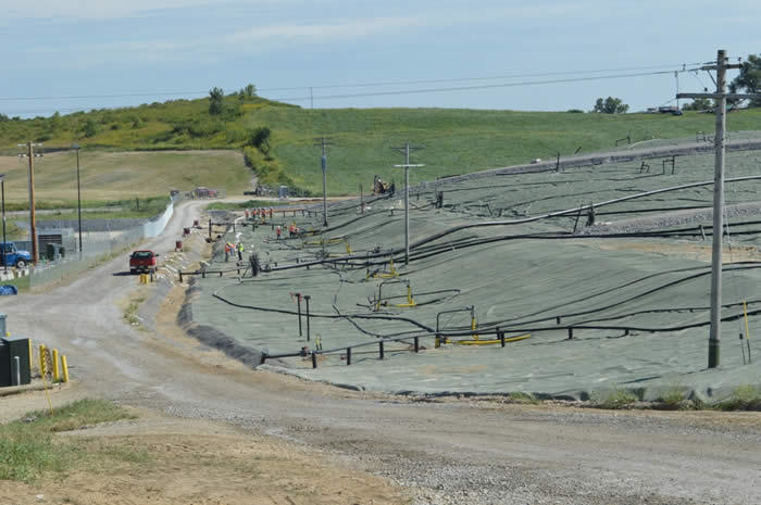 The cap over the Bridgeton Landfill was added by Republic Services to help reduce odor. (Missouri Department of Natural Resources)