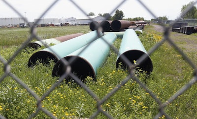 Environmental and tribal groups asked Minnesota regulators on Tuesday to reconsider their approval of Enbridge Energy's plans to replace its aging Line 3 crude oil pipeline across northern Minnesota. (Jim Mone)