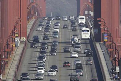 Mnet 196602 Cars On Bridge Ap Photo
