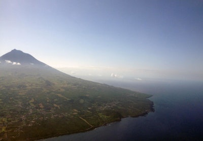 Pico Mountain rises 2,225 meters into the air on an island in the Azores archipelago. (Lynn Mazzoleni/Michigan Tech)