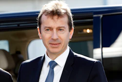 This Friday, March 3, 2017 file picture shows CEO Airbus Helicopters Guillaume Faury while visiting the Airbus Helicopters company plant in Marignane near Marseille, southern France. Image credit: AP Photo/Claude Paris, File
