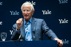 Yale University Professor William Nordhaus, one of the 2018 winners of the Nobel Prize in economics, speaks about the honor Monday, Oct. 8, 2018, in New Haven, Conn. Image credit: AP Photo/Craig Ruttle