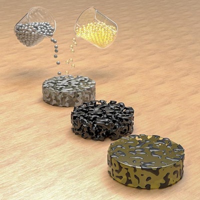 Researchers have created an epoxy-graphene foam compound that is tough and conductive without adding significant weight. (The Rouzbeh Shahsavari Group)