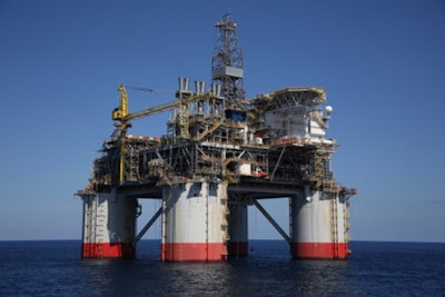 The Chevron-operated Big Foot project uses a 15-slot drilling and production tension-leg platform, the deepest of its kind in the world, and is designed for a capacity of 75,000 barrels of oil and 25 million cubic feet of natural gas per day. (Business Wire)