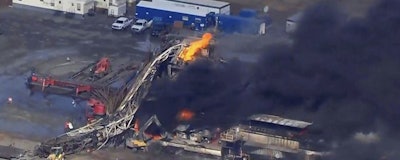 Mnet 200723 Oklahoma Drilling Rig Fire Ap