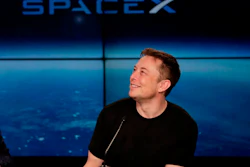 In this Feb. 6, 2018, file photo, Elon Musk, founder, CEO, and lead designer of SpaceX, speaks at a news conference from the Kennedy Space Center in Cape Canaveral, Fla. Image credit: AP Photo/John Raoux, File