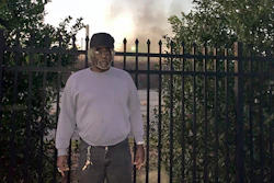 Charlie Powell stands outside one of the industrial sites at the 35th Avenue Superfund site in Birmingham, Ala., Wednesday, Jan. 9, 2019. Image credit: AP Photo/Kimberly Chandler