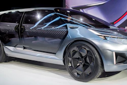 The GAC Entranze concept electric vehicle is unveiled at the North American International Auto Show, Monday, Jan. 14, 2019, in Detroit, Mich. Image credit: AP Photo/Tony Ding