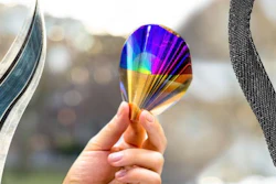 Examples of organic electronics: flexible solar cells (left, supplied by Epishine AB), electronic paper (center) and piezoelectric textiles (right). Photomontage credit: Johan Bodell/Chalmers University of Technology