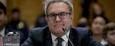 Andrew Wheeler arrives to testify at a Senate Environment and Public Works Committee hearing to be the administrator of the Environmental Protection Agency, on Capitol Hill in Washington, Wednesday, Jan. 16, 2019. (AP Photo/Andrew Harnik)