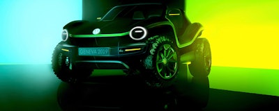 Mnet 206636 Volkswagen Buggy Electric Car Ap