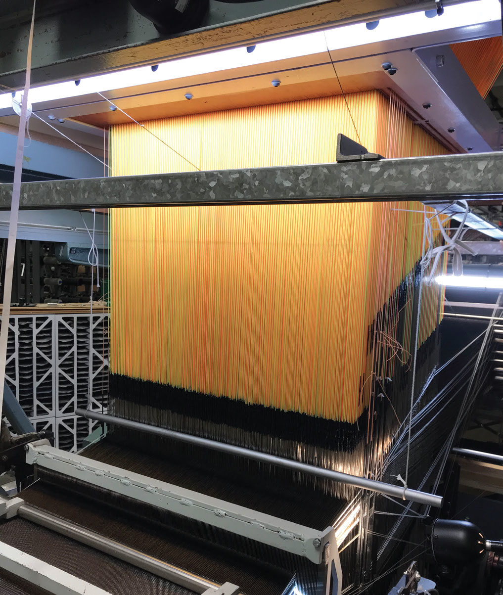 The Heatshield for Extreme Entry Environment Technology (HEEET) material 3-D weaving process as used by NASA. Image credit: NASA