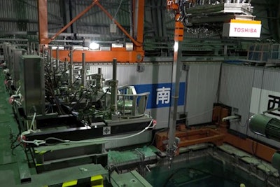 This image released by Tokyo Electric Power Co. (TEPCO) shows the operation floor above a cooling pool at Unit 3 of the Fukushima nuclear power plant in Okuma town, Fukushima prefecture, northeastern Japan, Monday, April 15, 2019.Image credit: Tokyo Electric Power Co. via AP