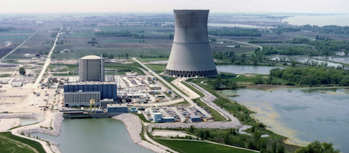 The Davis–Besse Nuclear Power Plant in Carroll Township, Ohio. Image credit: Nuclear Regulatory Commission