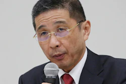 In this Dec 17, 2018, file photo, Nissan Motor Co. Chief Executive Hiroto Saikawa speaks during a press conference in Yokohama. Image credit: AP Photo/Koji Sasahara, File