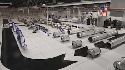 An artist's rendering of Relativity's Stennis Space Center facility. Image credit: Relativity Space
