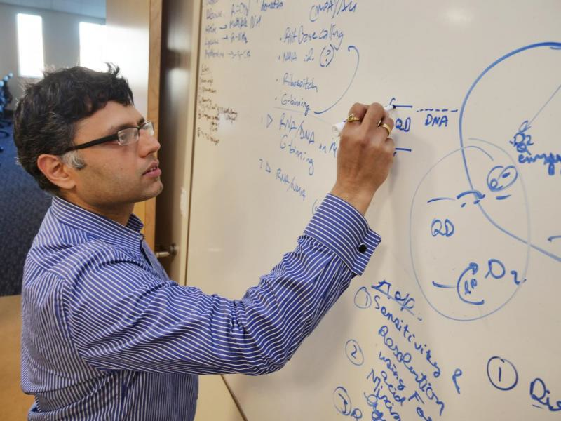 University of Colorado Boulder Assistant Professor Prashant Nagpal. (Casey A. Cass)