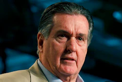 In this May 10, 2011, file photo, United Auto Workers Vice President - GM Department Joe Ashton talks during a news conference in Toledo, Ohio. Ashton pleaded guilty Wednesday, Dec. 4, 2019, to corruption charges admitting he received a $250,000 kickback after arranging a contract for 58,000 watches. Ashton led the union's General Motors department until July 2014 and also had a seat on the automaker's board.