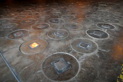 In this Nov., 20, 2013, file photo, radioactive waste, sealed in large stainless steel canisters, are stored under five-feet of concrete in a storage building at the Savannah River Site near Aiken, S.C. The federal government is arguing that it has already promised no more weapons-grade plutonium will be sent to Nevada, and the state lacks standing to seek a court order to force the Energy Department to remove it. Documents filed late Friday, Nov. 15, 2019 in U.S. District Court in Reno brand as 'conjectural' or 'hypothetical' state complaints that residents are harmed by radiation from material secretly trucked a year ago from South Carolina to Nevada.