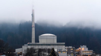 Exterior view of the Muehleberg nuclear power plant in Muehleberg, Switzerland, Friday, 20 Dec. 2019. Switzerland is shutting down one of its oldest nuclear power plants after 47 years of operation. The Muehleberg Nuclear Power Plant near the capital Bern is being taken off the grid shortly after noon Friday.
