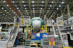In this Dec. 7, 2015 file photo, a Boeing 737 MAX airplane being built is shown on the assembly line in Renton, WA.