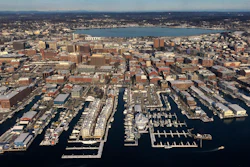 This Jan. 22 file photo shows the waterfront in Portland, ME.