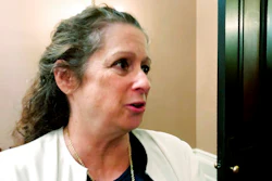 Abigail Disney, granddaughter of Walt Disney Co. co-founder Roy Disney, speaks with reporters at the Capitol in Sacramento, Calif., Wednesday, Jan. 15, 2020. Disney testified before state lawmakers in support of a bill that would raise taxes on some of the country's largest corporations. The size of the tax increase would depend on the gap between what a company pays its CEO versus the average salary for employees. The larger the gap, the higher the tax increase.