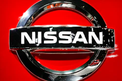 In this Jan. 14, 2019, file photo, a Nissan logo is shown at the North American International Auto Show in Detroit. Slumping Nissan Motor Co. is offering voluntary separation packages to many of its U.S. workers as it tries to resize itself to match lower sales. Eligible workers will be notified by Friday, Jan. 31, 2020, and would leave later in the year.
