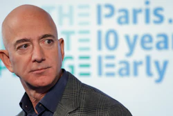 In this Sept. 19, 2019 file photo, Amazon CEO Jeff Bezos speaks during his news conference at the National Press Club in Washington.