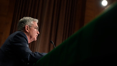 In this Feb. 12 file photo, Federal Reserve Chairman Jerome Powell testifies before the Senate Banking Committee on Capitol Hill in Washington.