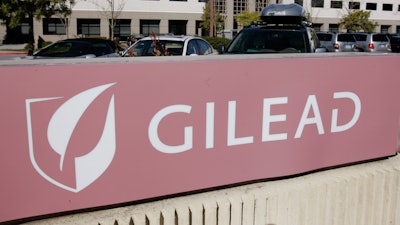 This Thursday, March 12, 2009, file photo shows Gilead Sciences Inc. headquarters in Foster City, Calif.