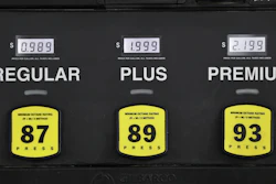 Speedy's Grub Shack is selling gas for 98.9 cents a gallon, Monday, March 30, 2020, in Cleveland.