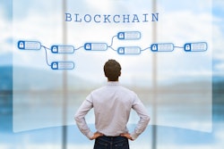 Person Looking At Blockchain Concept On Screen, Cryptocurrency, Business, Fintech 849253650 4500x3000