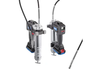 SKF's new Battery-Driven Grease Gun is a portable tool for manual lubrication.