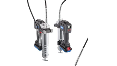 SKF's new Battery-Driven Grease Gun is a portable tool for manual lubrication.