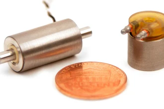 H2W Technologies offers miniature versions of moving coil and moving magnet voice coil actuators.