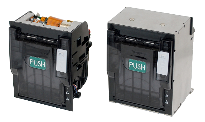 The new panel-mount thermal printer subassembly from Fujitsu Components America.
