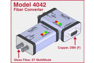 The Model 4042 a high speed, ruggedized, ST Fiber to RS422 Interface Converter from Electro Standards Laboratories.