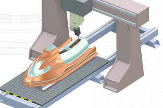 Feature Based Machining evaluates a part’s features and automatically designs an effective machining strategy.