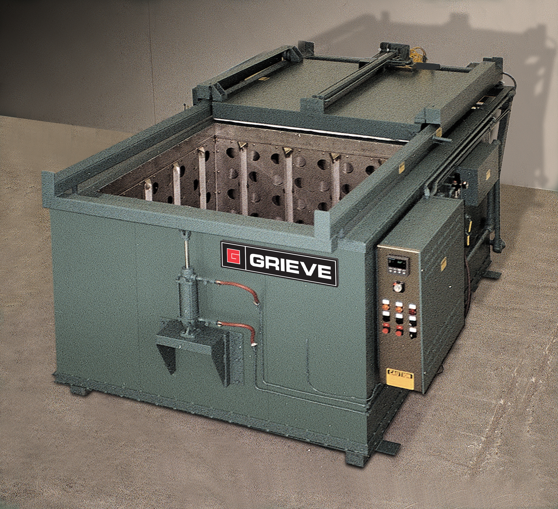 The No. 844 is a 500&deg;F top-loading oven from Grieve.