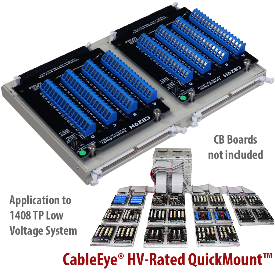 The QuickMount housing from Cami Research for CableEye automation-ready, cable and wire harness testing systems.
