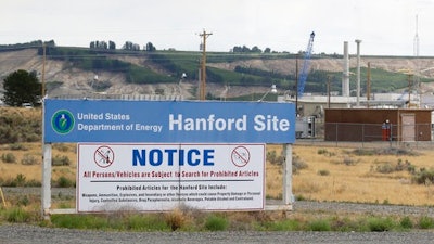 Officials have ordered some workers at a sprawling Washington state nuclear waste site to go inside and stay there because steam has emerged from a tunnel filled with waste that was being filled with cement. The U.S. Department of Energy says in a statement Friday that there is no indication that the steam seen at the Hanford Nuclear Reservation contains radiation or any other hazardous material and that the workers were ordered inside as a precaution.