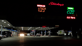 This April 26 photo shows gas prices displayed at a gas station in Hattiesburg, MS. With a barrel of crude oil costing less than a New York pizza, many US shale producers are being pushed to the brink of bankruptcy and experts are wondering when, and if, the oil industry will recover. The price of benchmark US crude oil closed at $12.34 a barrel Tuesday, April 28. At the start of the year, the price was around $60.