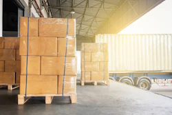Boxes At Shipping Dock Istock