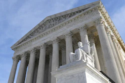 In this Nov. 11, 2019 file photo, a view of the Supreme Court in Washington. The Supreme Court has delivered a setback to Montana homeowners who are seeking additional cleanup of arsenic left over from years of copper smelting. The court said Monday that the homeowners cannot proceed with efforts to decontaminate their own property near the shuttered Anaconda smelter without the permission of the Environmental Protection Agency.