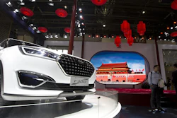 Zotye's T300 SUV displayed at Auto China 2016 in Beijing, April 25, 2016.