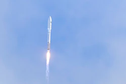 A United Launch Alliance Atlas V rocket lifts off from Launch Complex 41, Cape Canaveral Air Force Station, Fla., May 17, 2020.