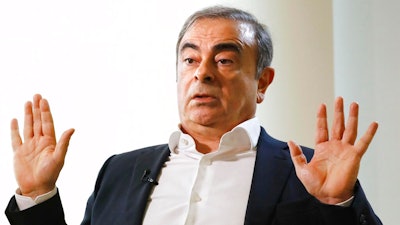 Former head of Nissan, Carlos Ghosn.