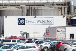A Tyson Fresh Meats plant stands in Waterloo, Iowa, date not known.