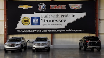 GM Spring Hill manufacturing plant in Spring Hill, Tenn., Dec. 8, 2016.